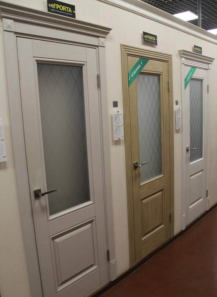 межкомнатные двери экошпон softwood на выставке